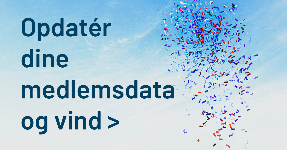 Vinderne er fundet: Opdatér dine medlemsdata og deltag i lodtrækningen om tre gavekort på 500 kr.