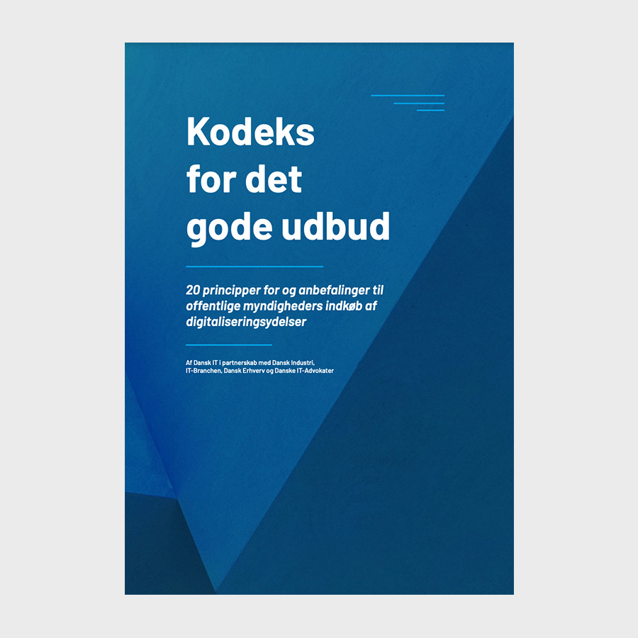 kodeks for det gode udbud